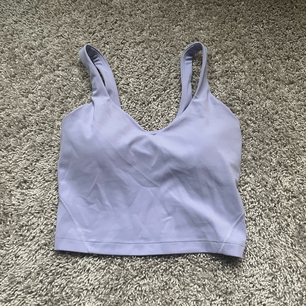 Lulu lemon lavender align tank top